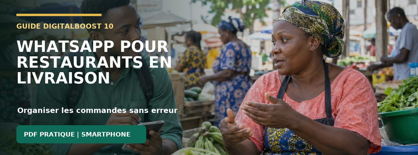WhatsApp pour restaurants en livraison
