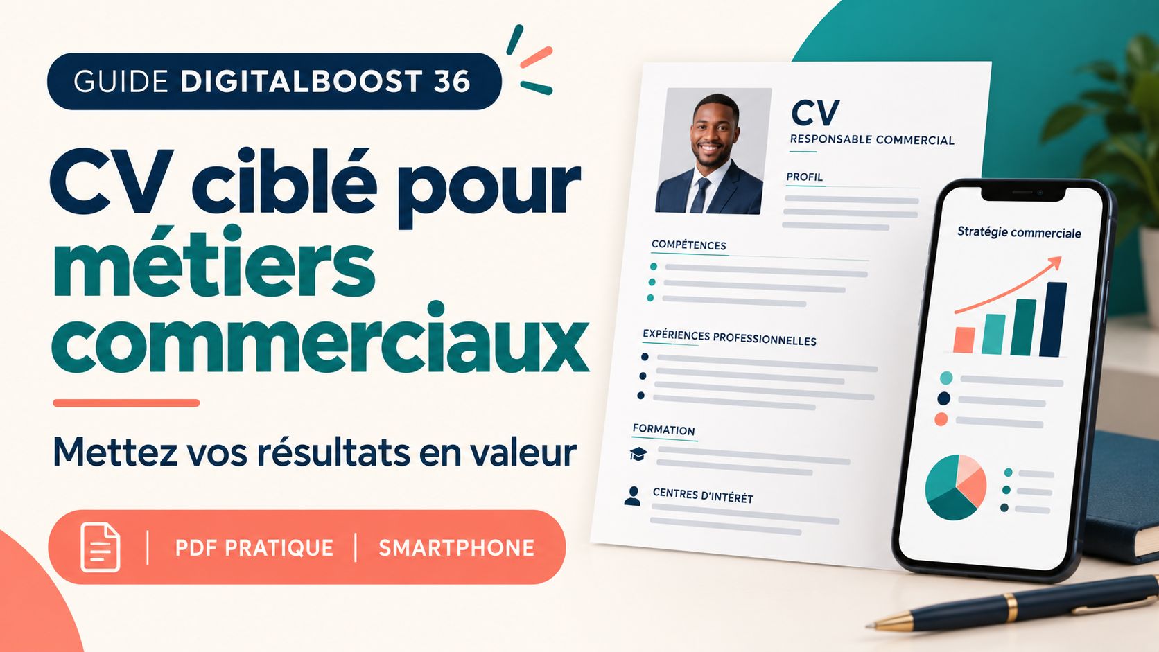 CV ciblé pour métiers commerciaux