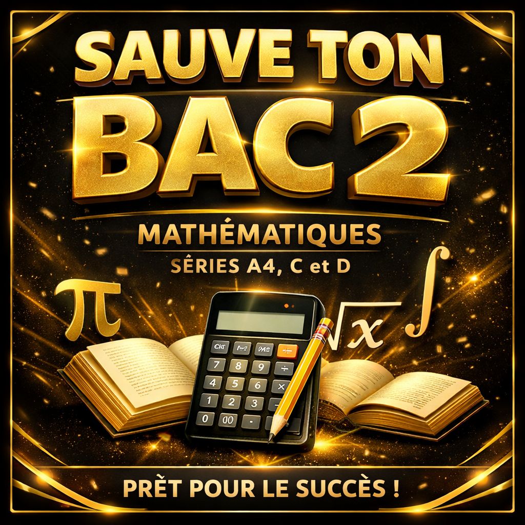 SAUVE TON BAC 2 – Mathématiques A4, C et D