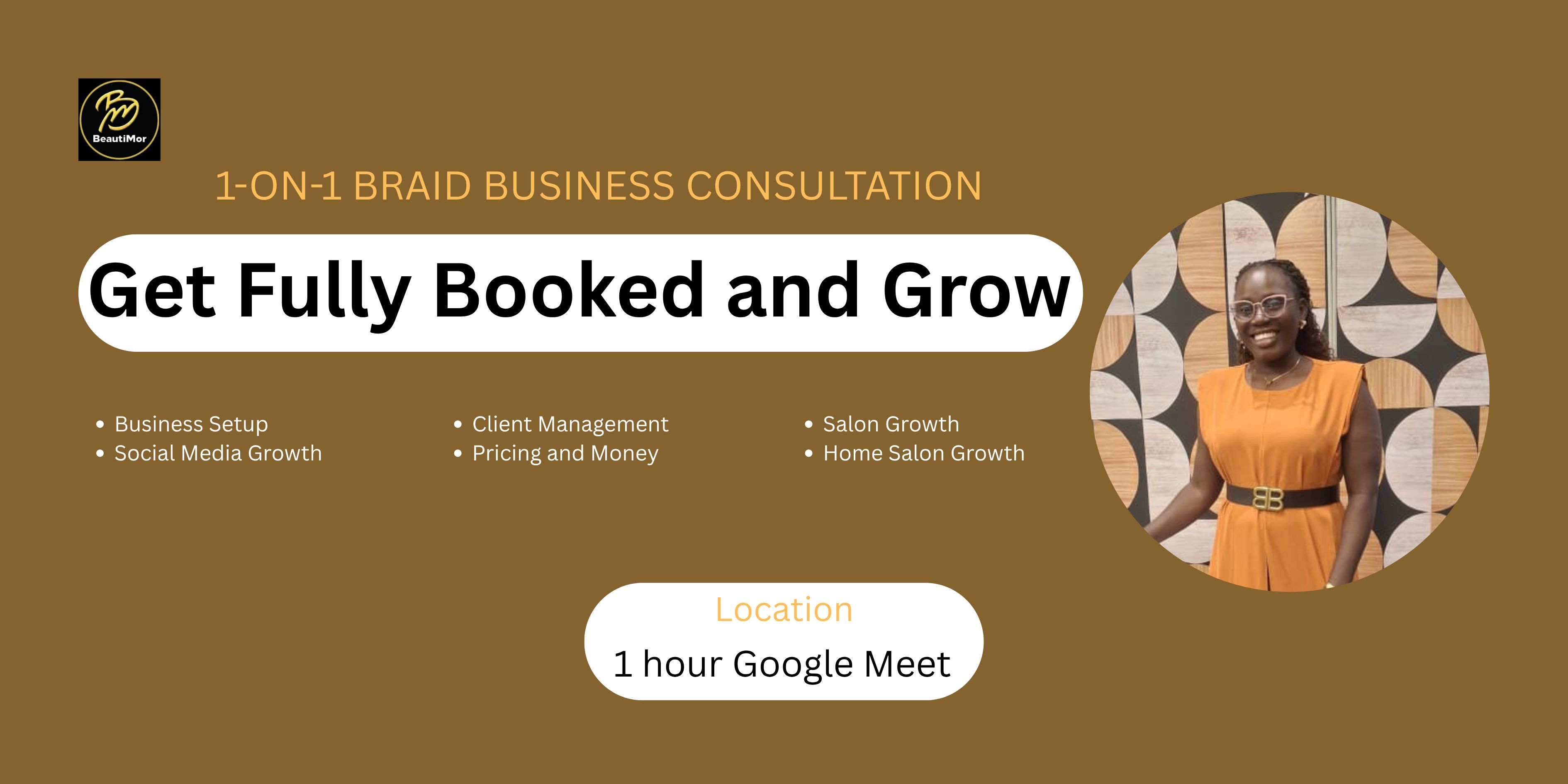 1-on-1 Braid Business Consultation Get Fully Booked & Grow