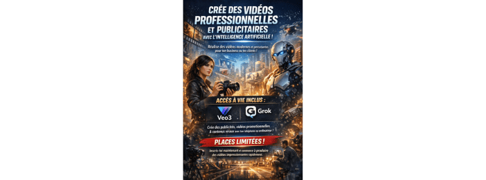 Créez des vidéos publicitaire ou professionnel avec l'intelligence artificielle