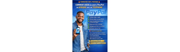 Création d'un compte PayPal