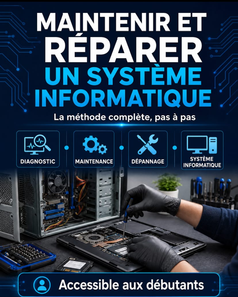 Maintenir et réparer un système informatique de A à Z