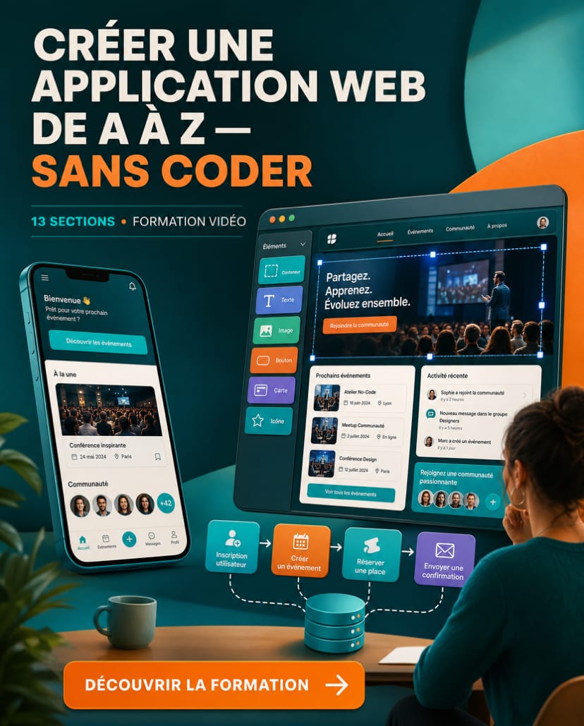 CRÉER UNE APPLICATION WEB DE A À Z — SANS CODER
