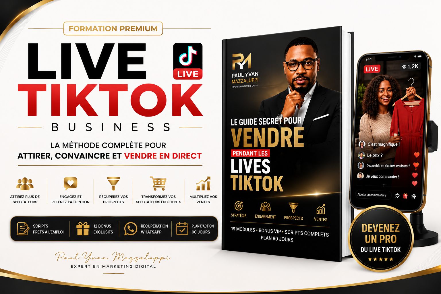 MAÎTRISE TES LIVES TIKTOK ET APPRENDS À VENDRE EN DIRECT
