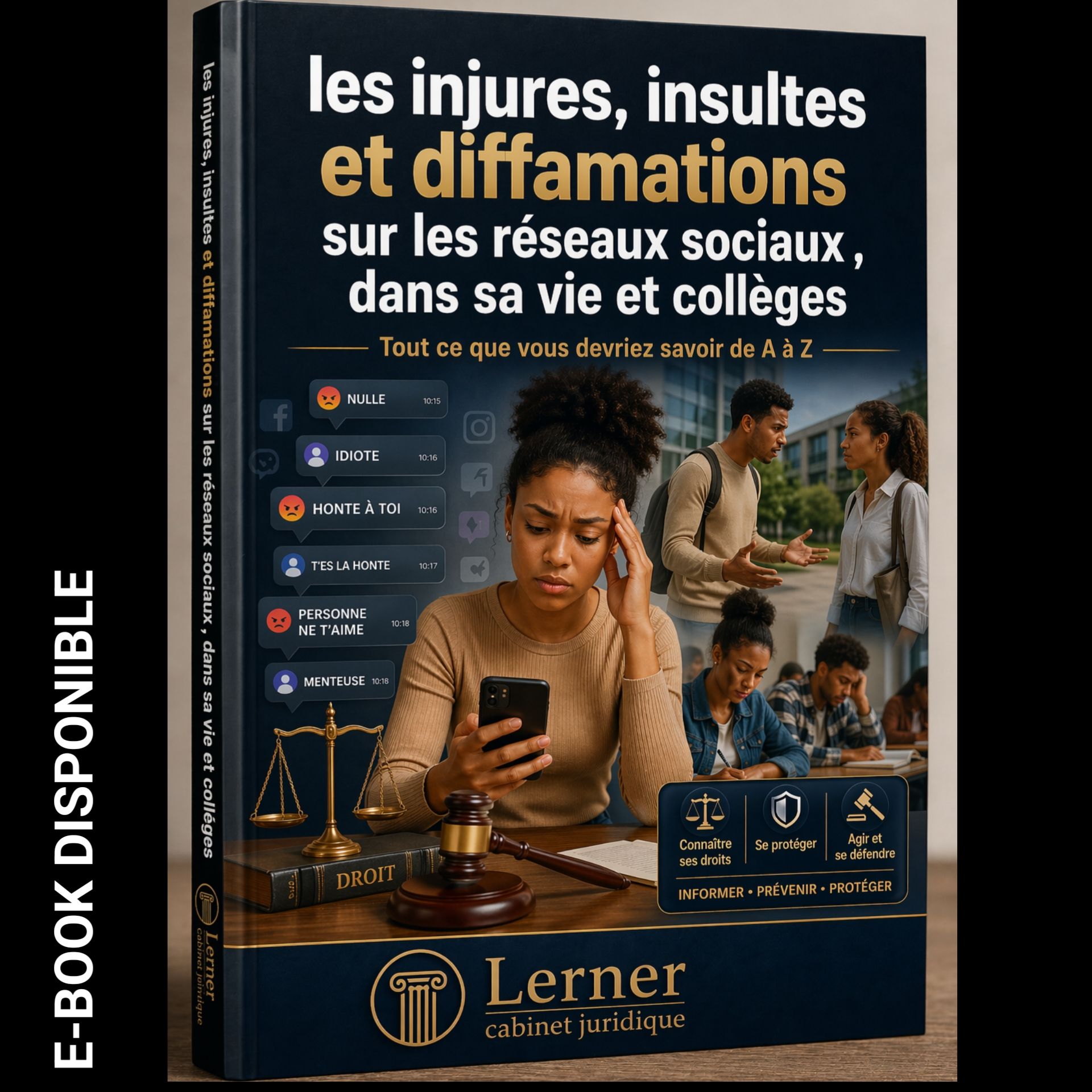 LED INJURES ET DIFFAMATIONS  SUR LES RESEAUX SOCIAUX , DANS SA VIE ET COLLÈGES