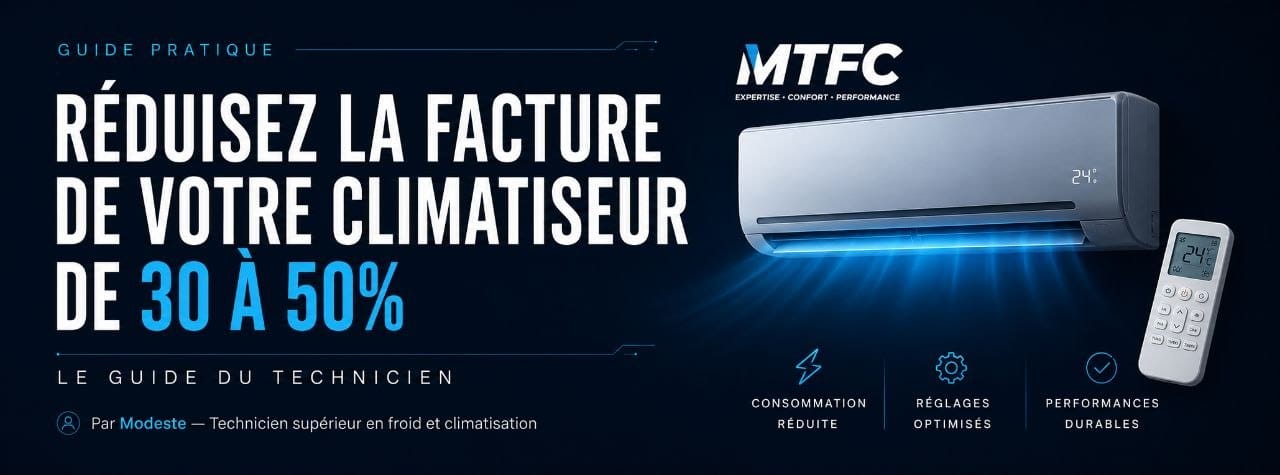 Reduire la Facture de votre Clim de 30 à 50%