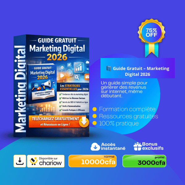 Ebook: Guide gratuit marketing digital 2026