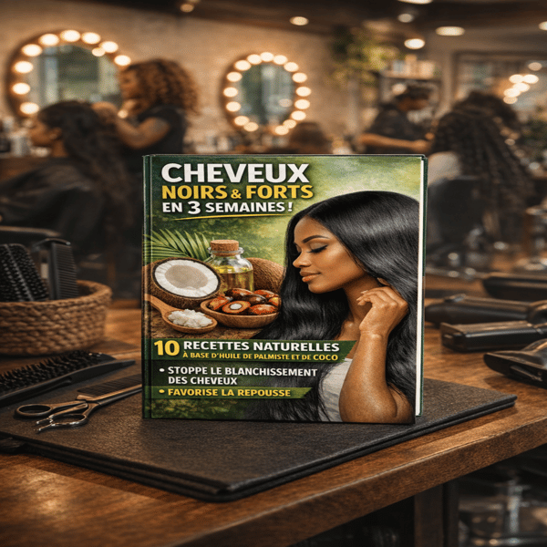 Cheveux noirs et forts en 3 semaines