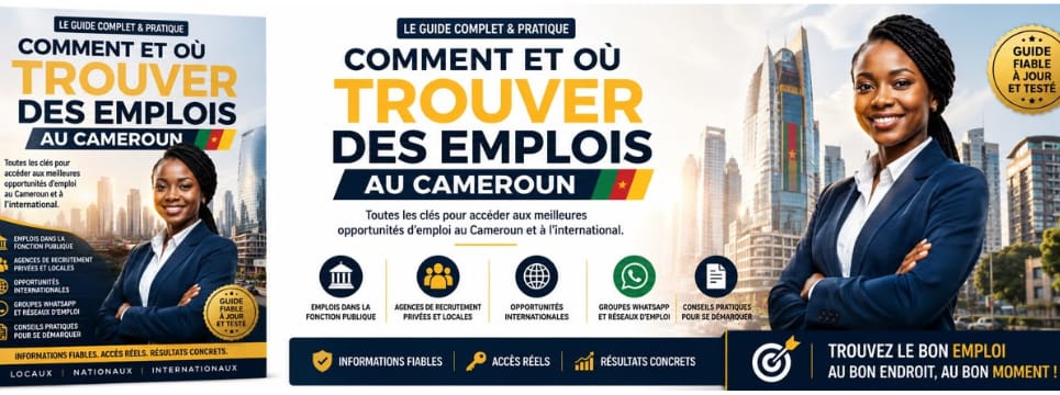 COMMENT ET OÙ TROUVER DES EMPLOIS AU CAMEROUN