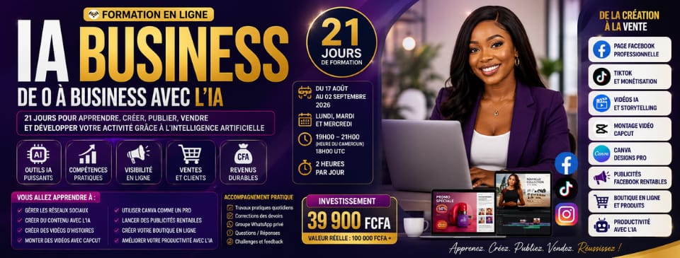 DE 0 À BUSINESS AVEC L'IA