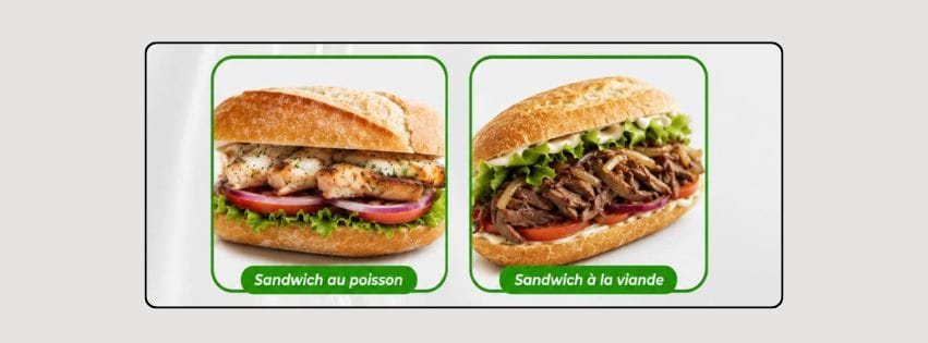 Formation Préparation de Sandwich
