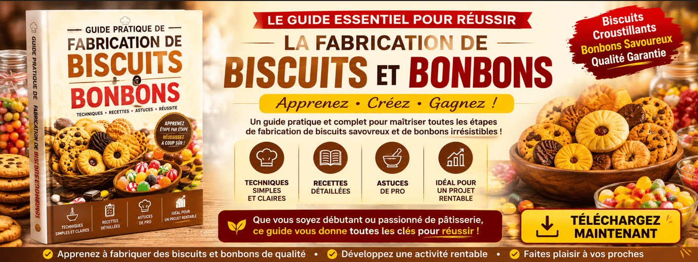 Guide pratique: Fabrication biscuit et bonbon