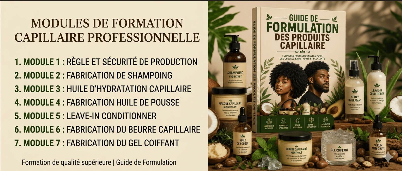Formule produit capillaire (Cheveux)