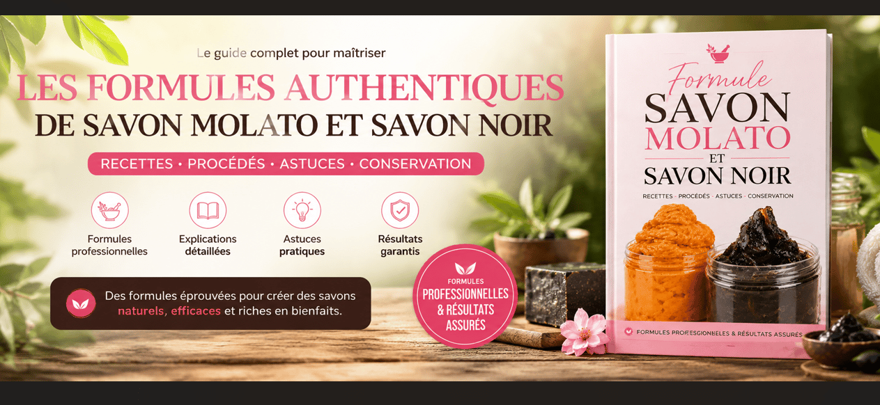 Guide de formulation savon MOLATO et Savon NOIR