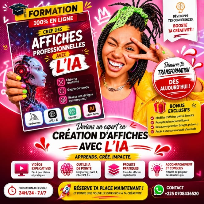Création d'affiches avec l'IA
