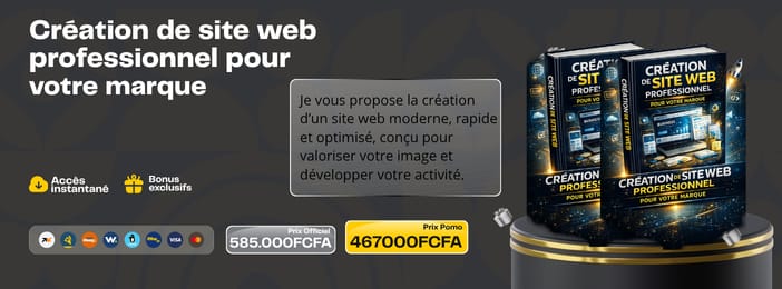 Création de site web professionnel pour votre marque