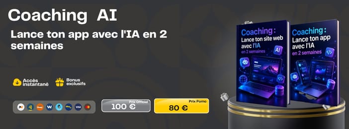Coaching : Lance ton app avec l'IA en 2 semaines