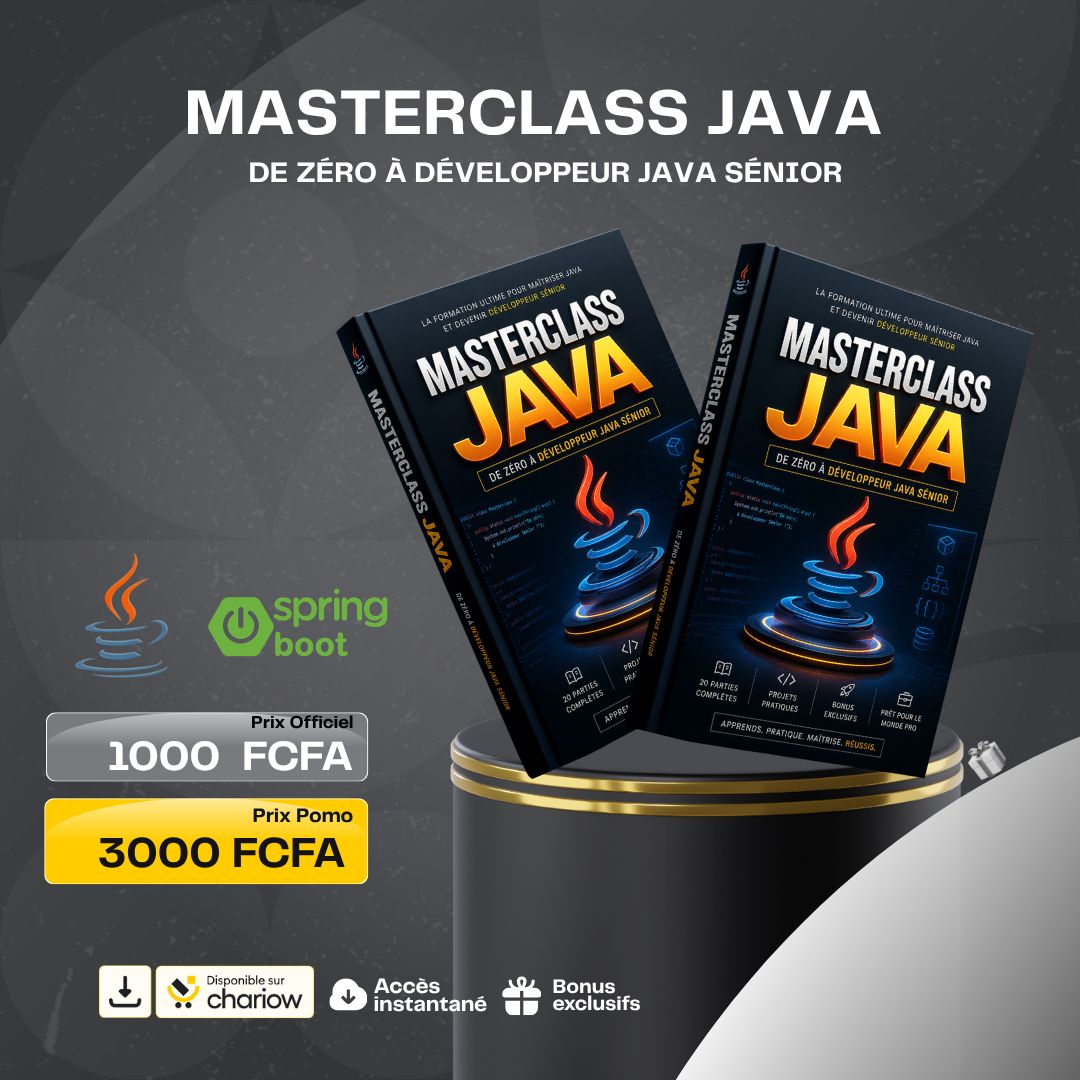 Masterclass Java — De zéro à Développeur Sénior