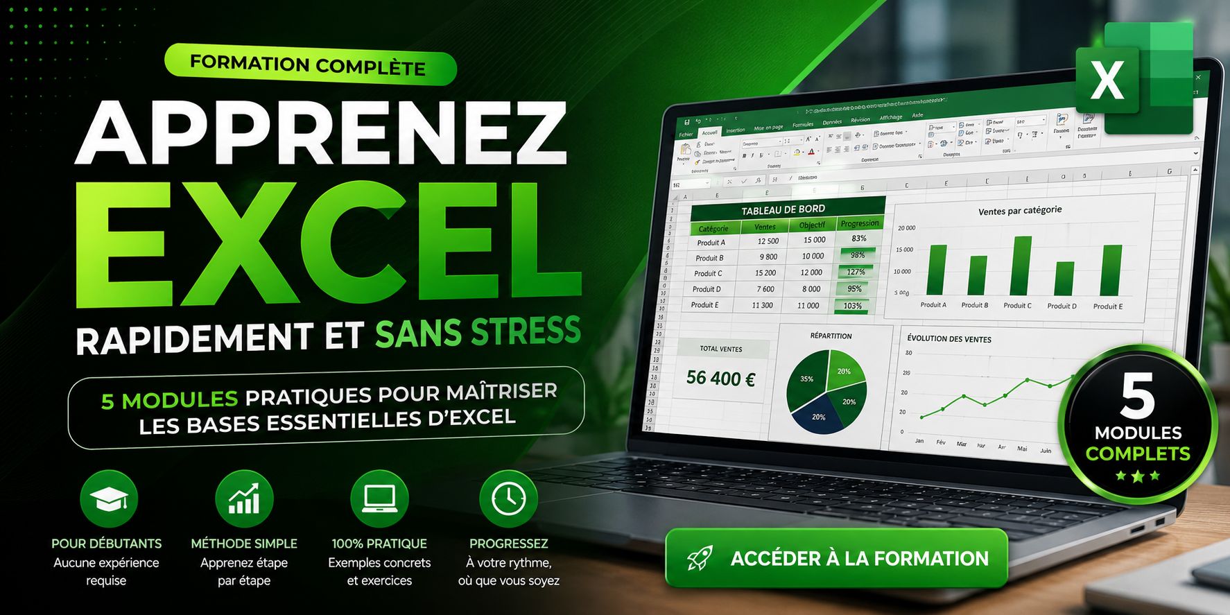 Maîtrisez Excel Rapidement : Guide Pratique Complet