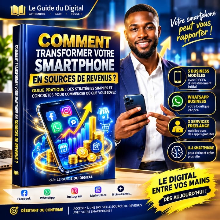 COMMENT TRANSFORMER VOTRE SMARTPHONE EN SOURCES DE REVENUS ?
