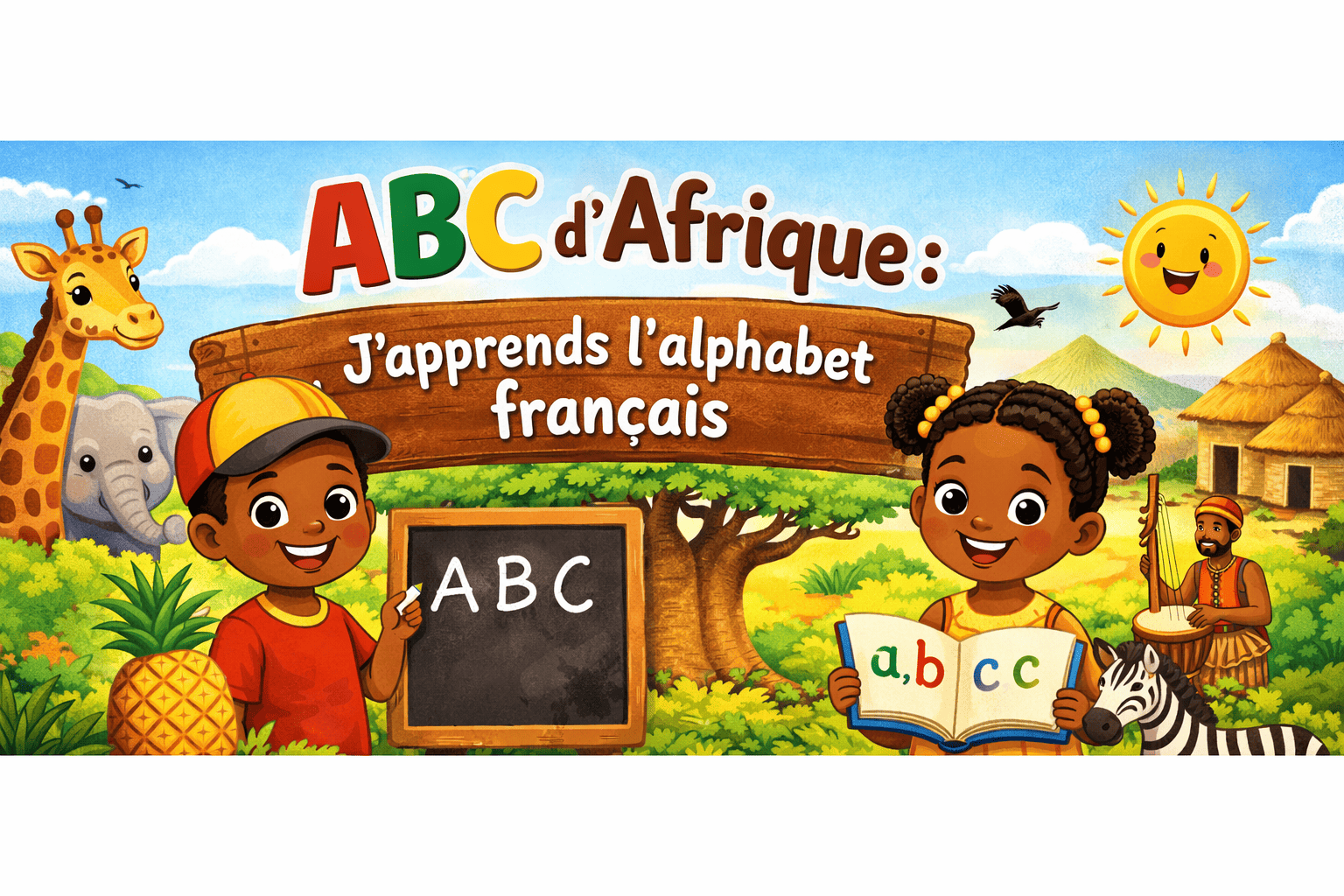 ABC d’Afrique : J’apprends l’alphabet français