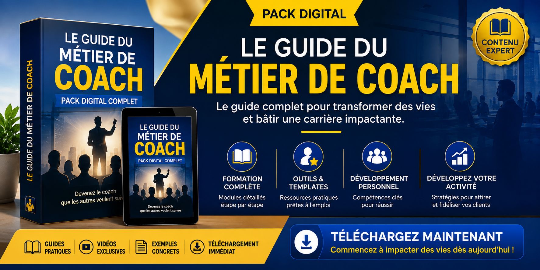 Le guide du Métier de Coach FORMATION VIDEO