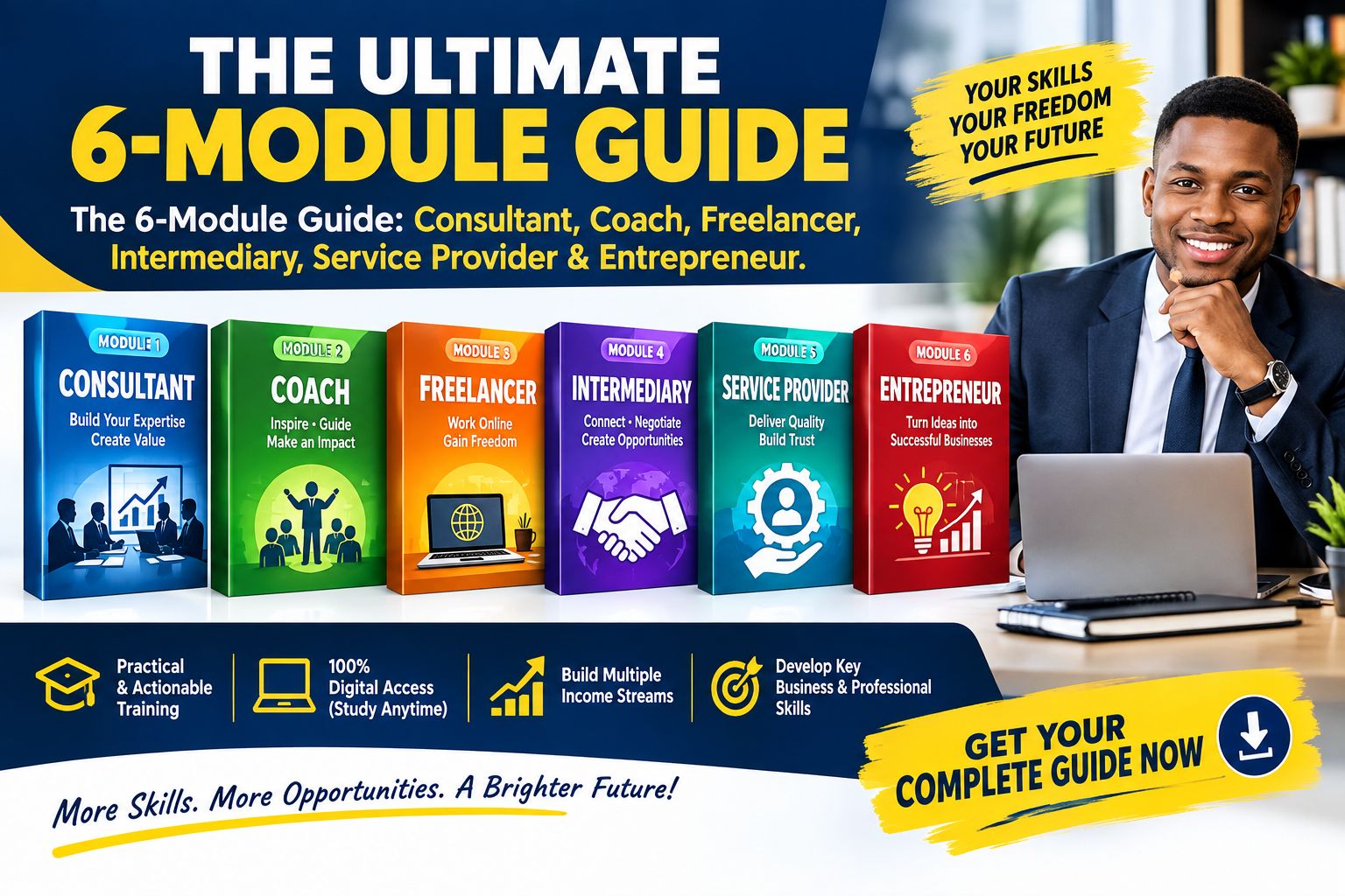 THE ULTIMATE 6-MODULE GUIDE Consultant/Coach/Freelancer /Intermediary /Entrepreneur