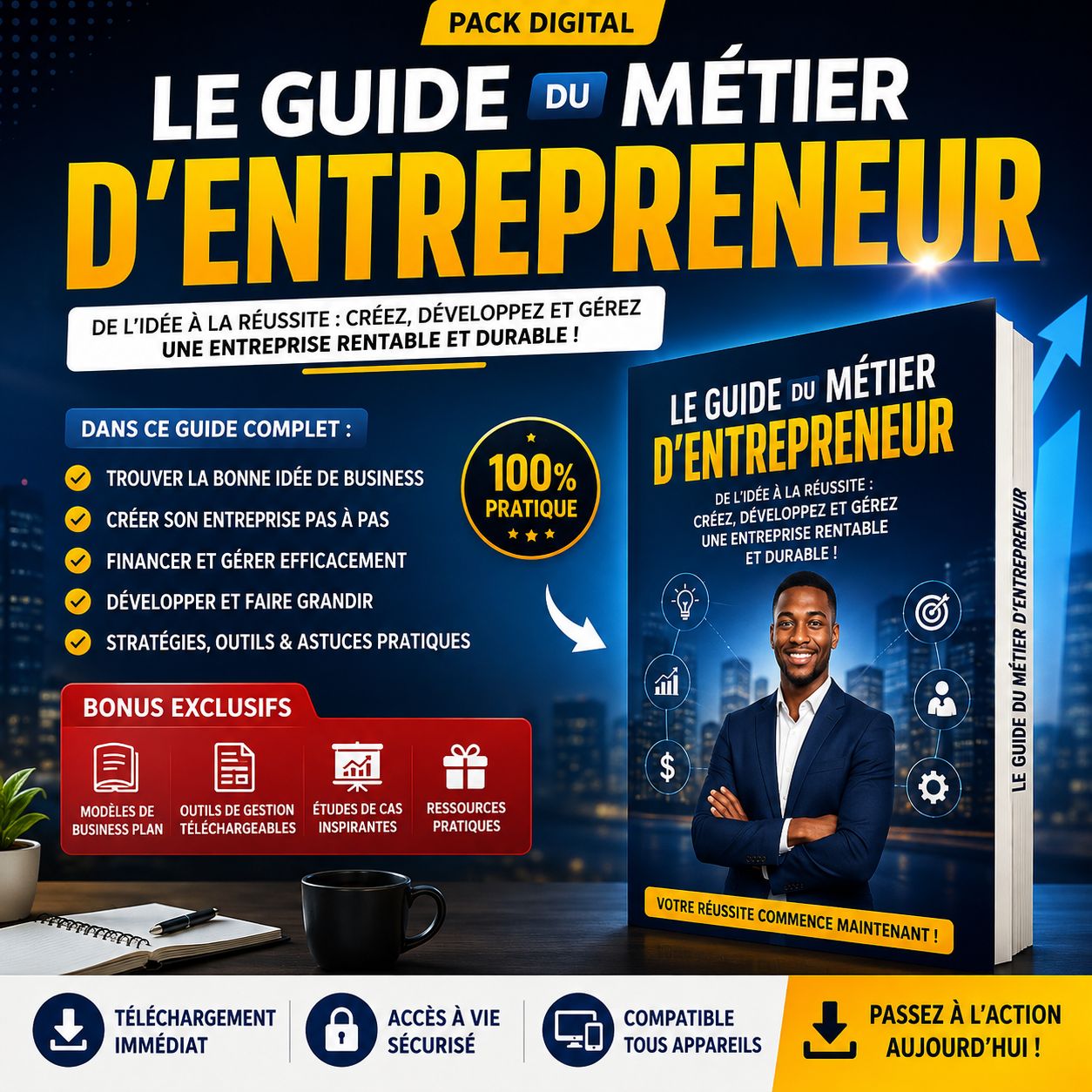 Le guide du Metier d'Entrepreneur FORMATION VIDEO