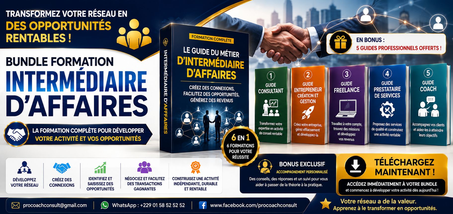 Le guide du Metier d'Intermédiaire PLUS 5 FORMATIONS EN BONUS
