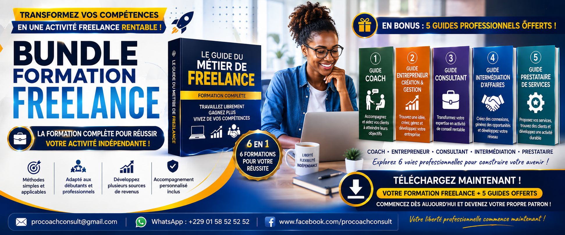 Le guide du Metier de Freelance Plus 5 Formations