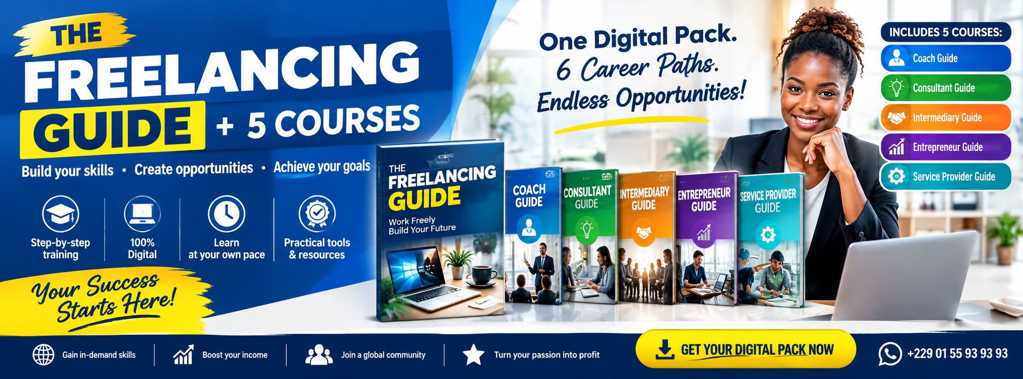 The Freelancing Guide + 5 Courses
