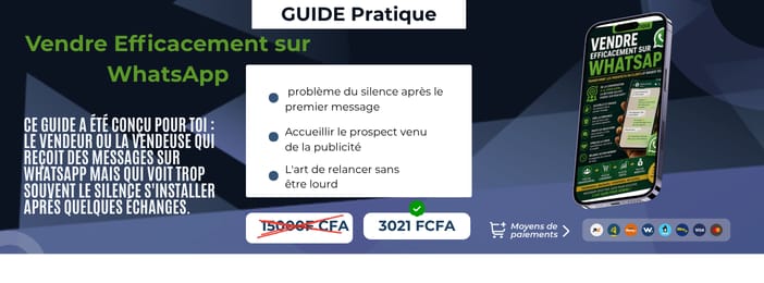 Vendre Efficacement sur WhatsApp