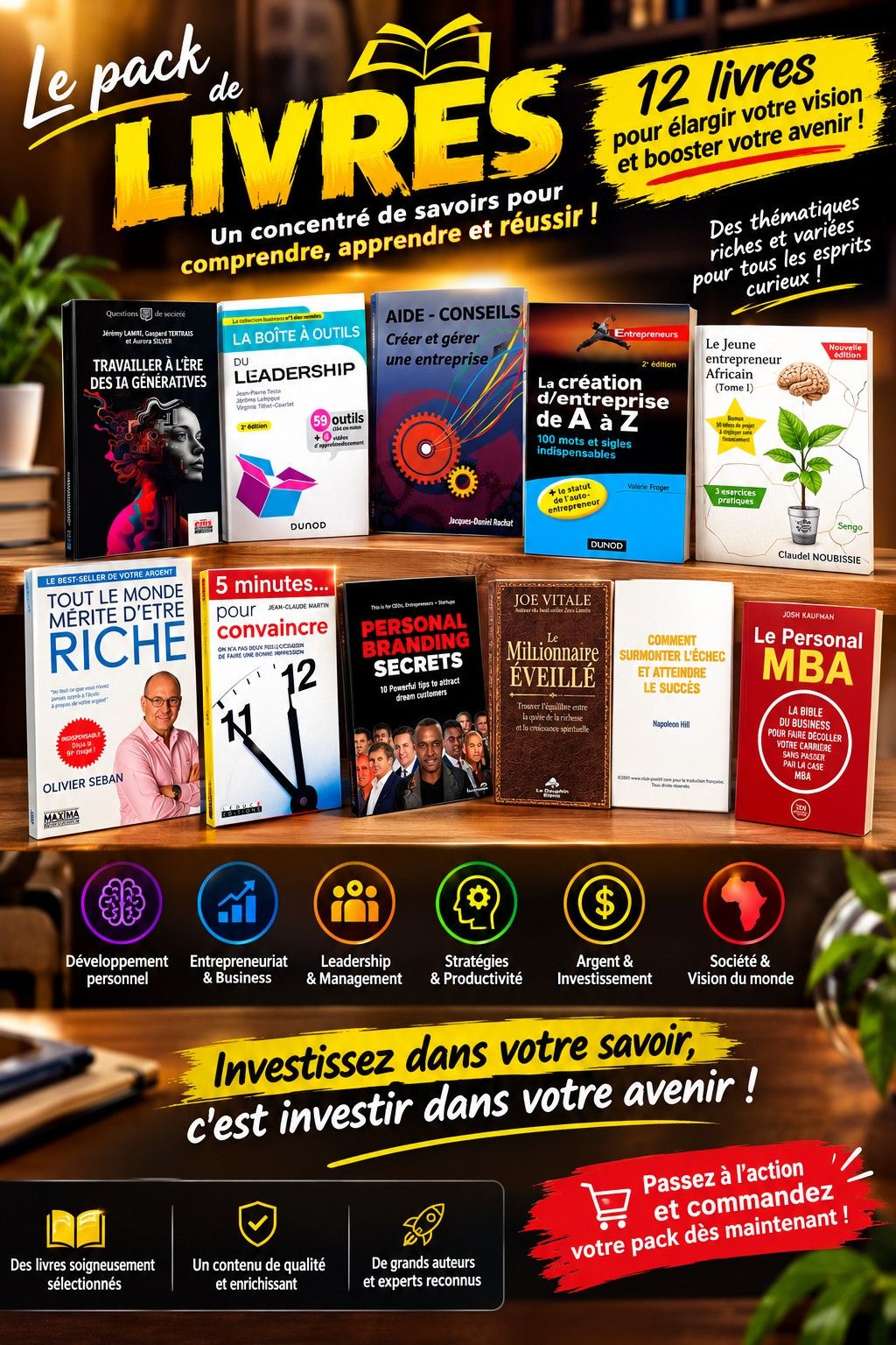 LE PACK DE LIVRES PUISSANTS