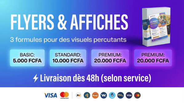 Création de Flyers & Affiches Publicitaires Professionnels