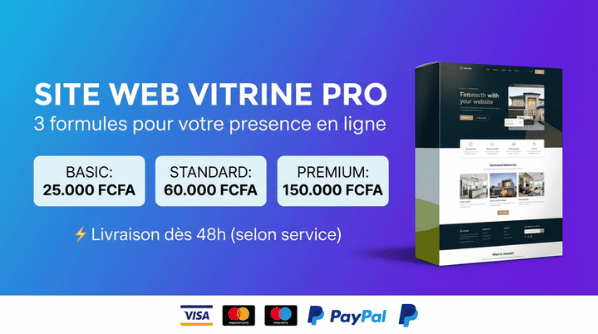 Création de Site Web Professionnel Rapide & Responsive