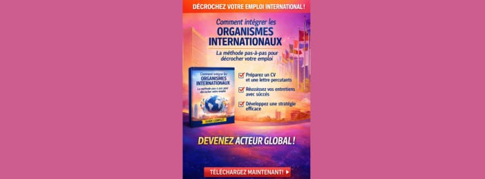 Comment intégrer les organismes internationaux : la méthode pas-à-pas pour décrocher votre emploi