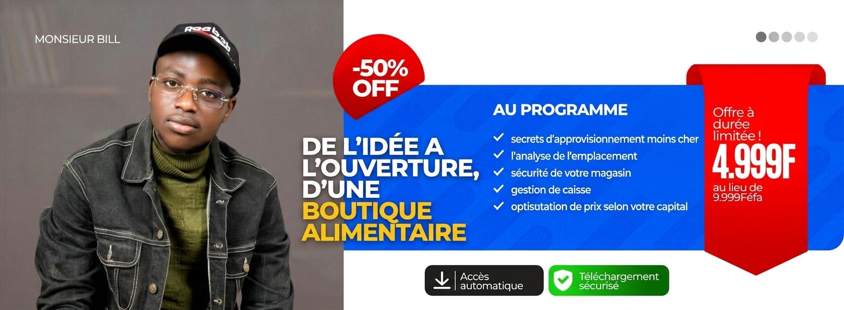 Pack Succès Commerce Alimentaire