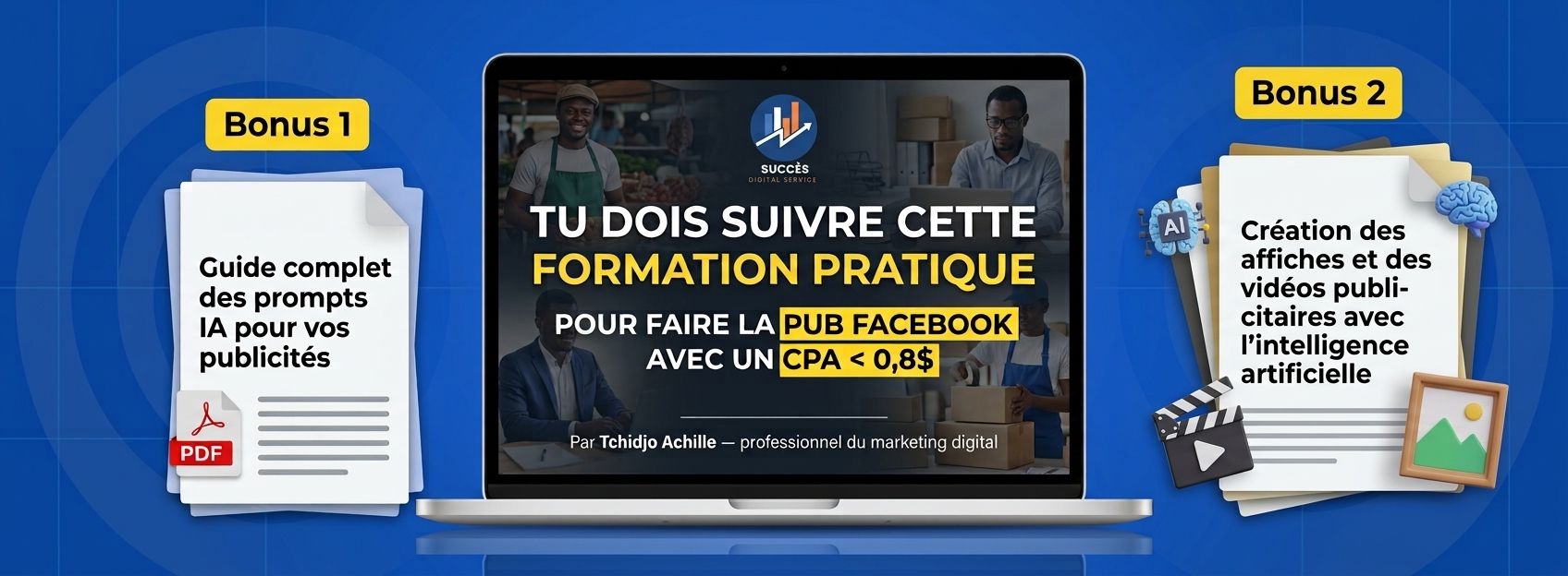 Tu dois suivre cette formation pratique pour faire la pub Facebook avec un CPA < 0,8$