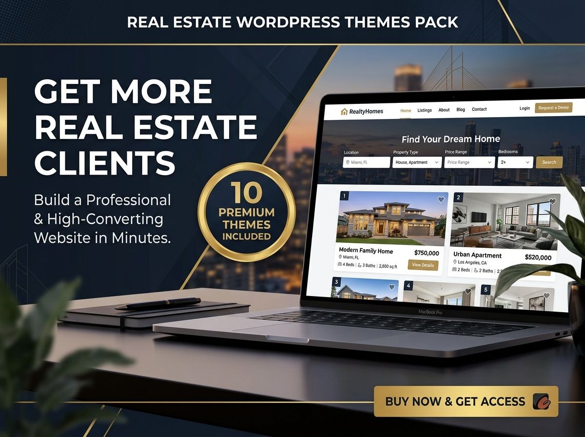 Pack Immobilier WordPress Pro