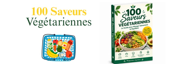 100 Saveurs Végétariennes – Le Guide pour Manger Sainement et Équilibré