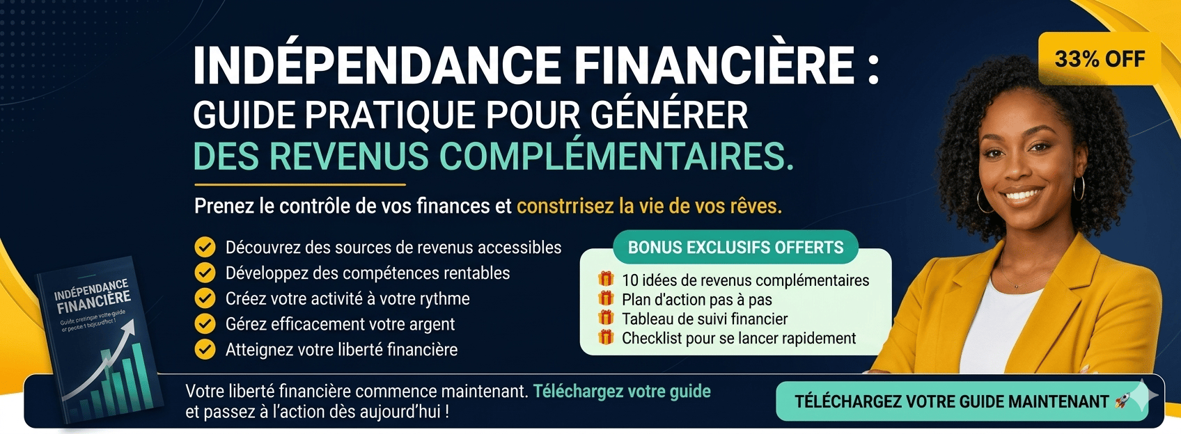 Indépendance financière : Guide pratique pour générer des revenus complémentaires