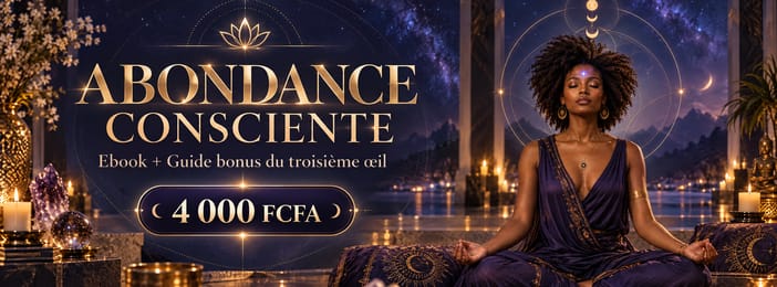ABONDANCE CONSCIENTE — Ebook + Guide bonus du troisième œil