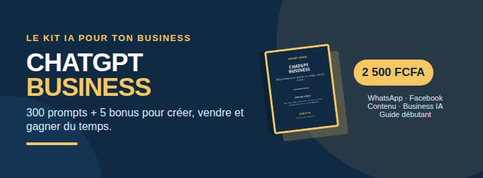 ChatGPT Business — 300 prompts pour développer ton activité avec l’IA