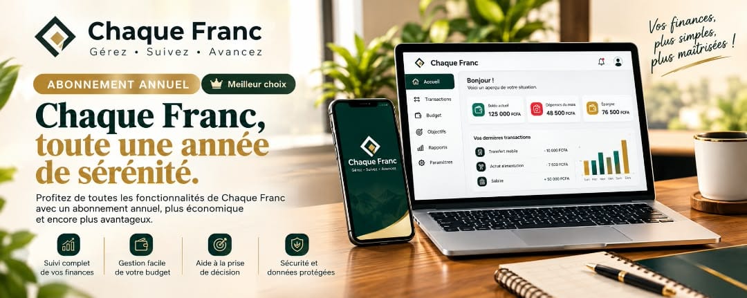Chaque Franc Premium — Pass VIP Annuel (12 Mois d'Autonomie Financière)