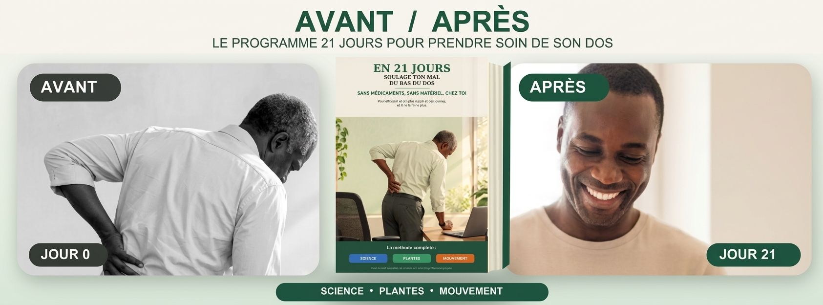 Comment soulager ton mal de dos en 21 jours SANS MÉDICAMENT et SANS te ruiner en consultations