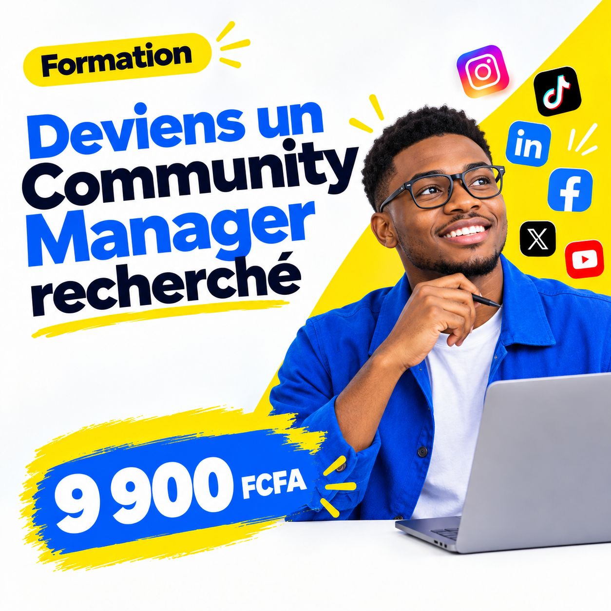 Devenez Social Media & Community Manager Professionnel en quelques jours  !