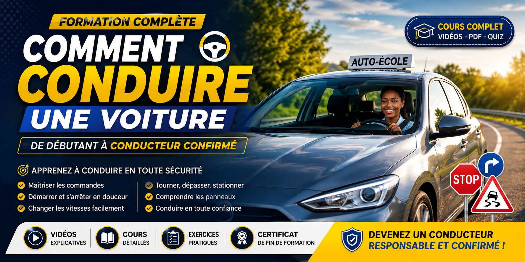 Comment conduire une voiture