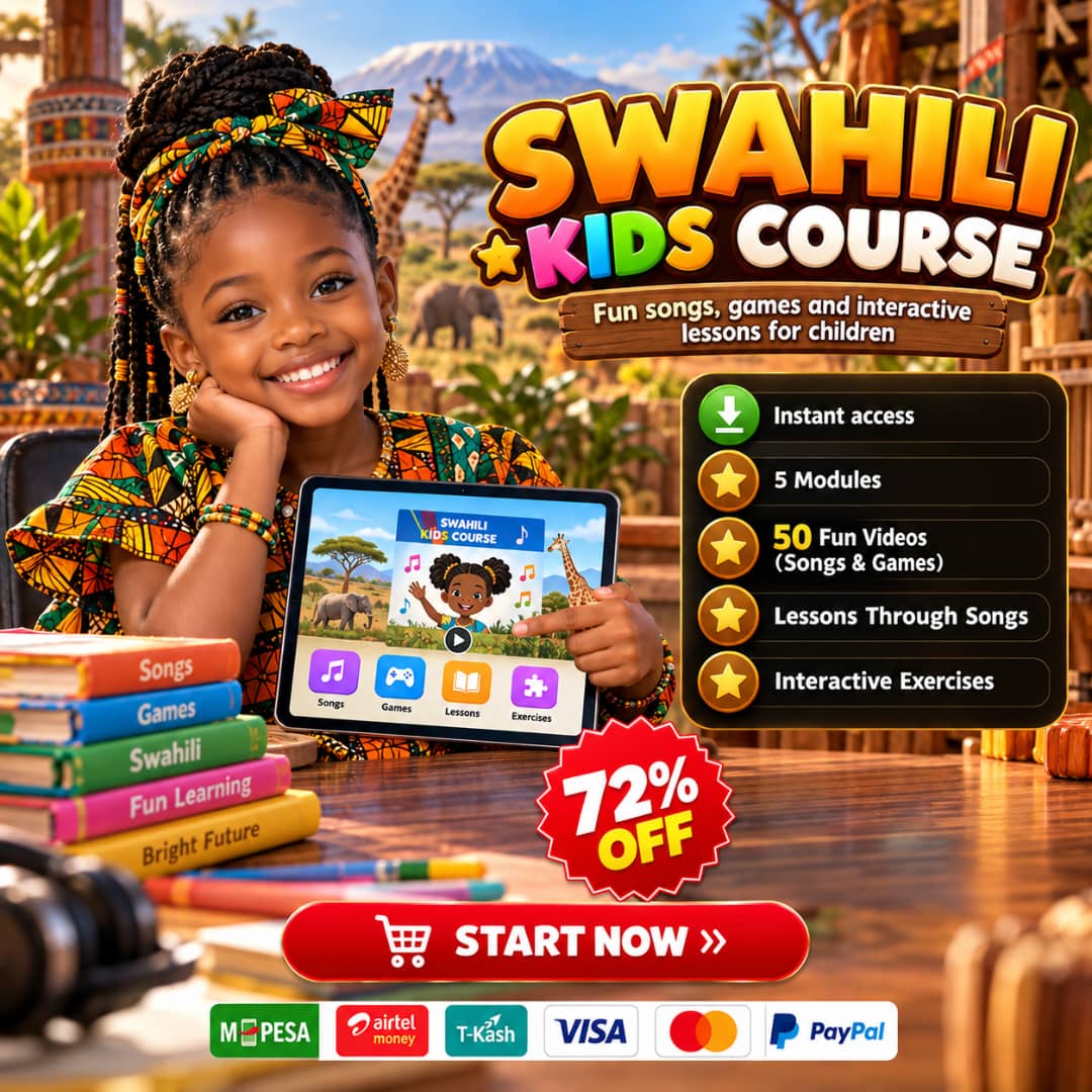 Swahili Kids Course – Fun Songs, Games & Interactive Lessons for Children