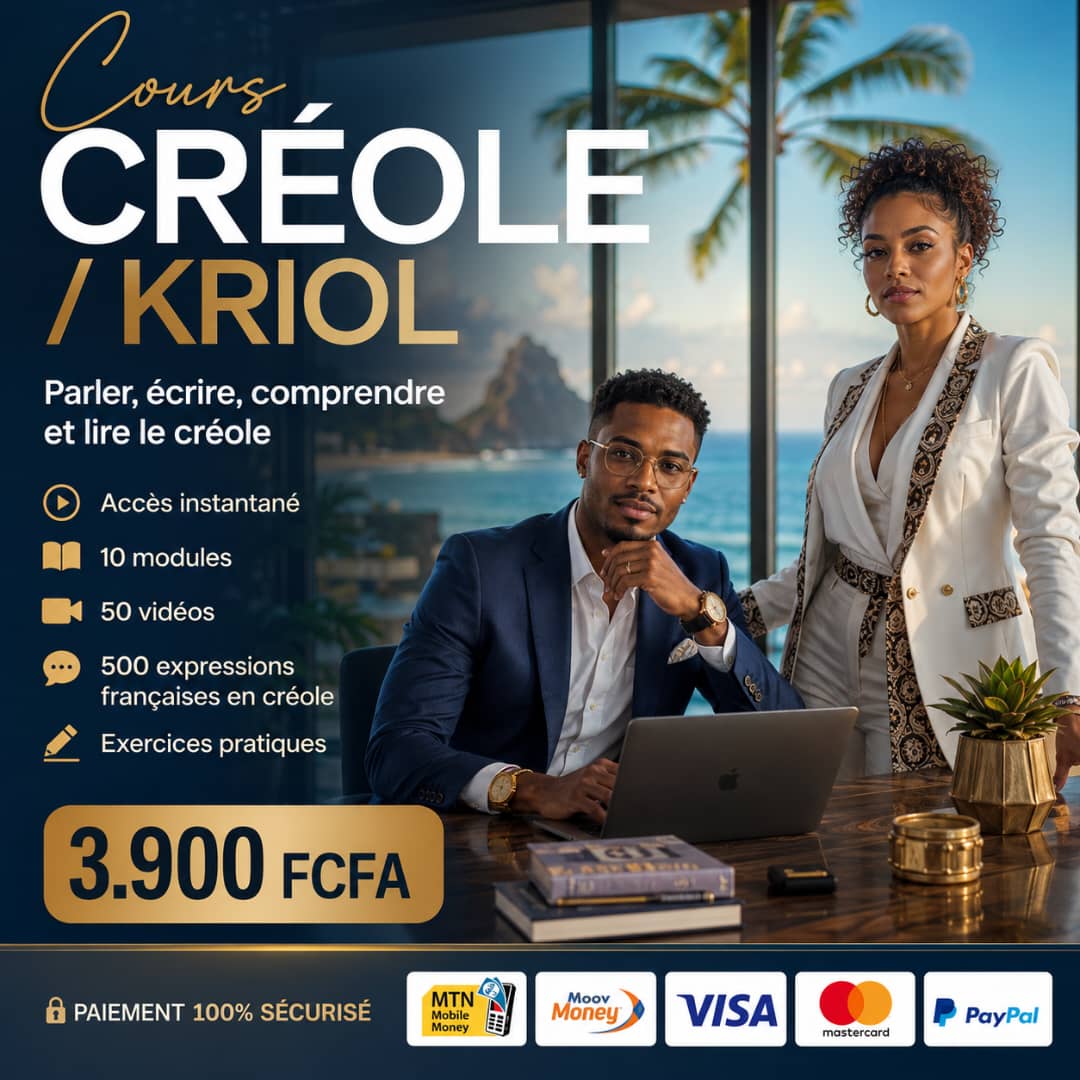 Kriol à votre portée : Méthode intuitive pour apprendre du zéro